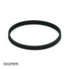 1Pc Width 6mm GT2 Timing Belt Black Rubber Belt Durable Synchronous Belts Parts  3D Printers