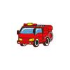 Favorite Iron-on Patch Fire Engine Width 57mm X Height 38mm MOW838