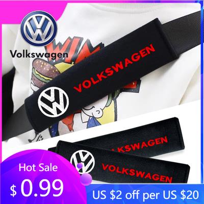 2026 Горячий Для Volkswagen VW 1/2 шт. Замшевая Защита Плеча Ремня Безопасности Автомобиля Для Volkswagen Jetta Golf Passat Polo Tiguan Arteon