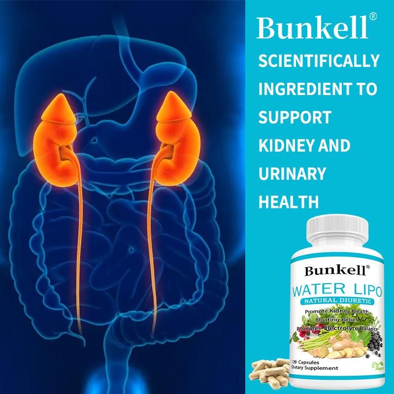 Water-lipid diuretic, balances kidney function, 120 capsules