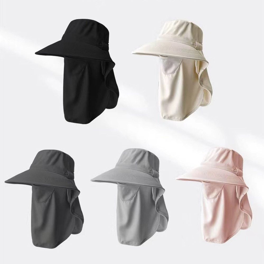 Дышащая защитная маска для лица, защитная от ультрафиолета, повседневная защитная шляпа для лица и шеи для мужчин/женщин