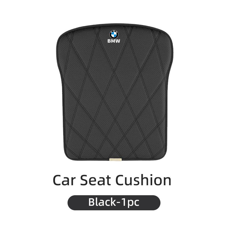 LMHKH1 2026 Car Sticker Leather Car Seat Cover Car Front Seat Cushion Anti Slip Auto Chair Protector Cover For BMW E46 E90 E60 F30 F10