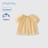 JELLYBABY Девочковая рубашка-бэбидолл с французской вышивкой и пышными рукавами