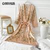 Ice Silk Robe Summer Thin Section Fashion Simple Style Home Wear Ladies Sexy Cardigan Bathrobe