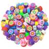 Creative New Spacer Clay Beads Handmade 10Pcs Jewelry Accessories Diy Bracelet For Jewelry Making Round Beads Colorful Soft Ceramics Flower Star