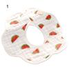 Saliva Towel Watermelon Pattern Super Absorbent Soft Baby Petal Bibs for Toddlers