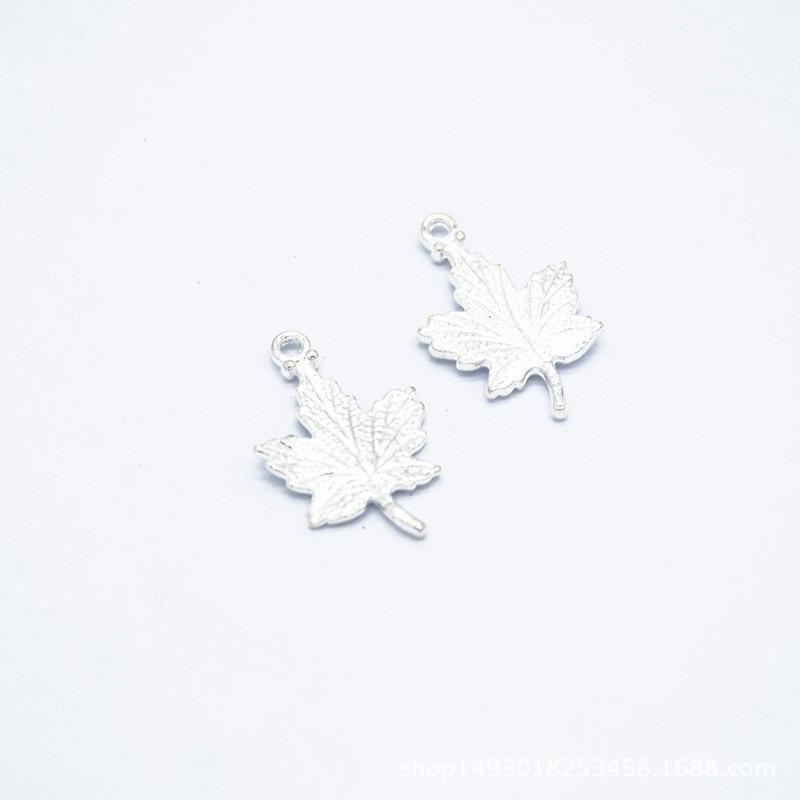 Подвеска в стиле ретро из сплава, ювелирные аксессуары, кленовые листья, оптовая продажа, маркировка ювелирных изделий, ожерелье, браслет, маркировка ювелирных изделий, 20 шт./лот, бусины