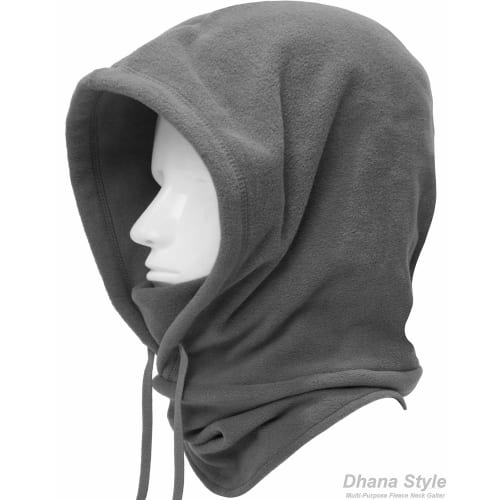 Long Neck Ver. 3-Way Fleece Scarf, Hood, Neck Warmer, Cold and Windproof, Face Guard, Balaclava, Face Mask, Headgear, Thermal Wear for Outdoors, Long