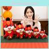 Year Of The Horse Plush Toy With Short Plush Material For New Year Gift And Decoration