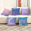 Розовый Пастельный Аниме Луна Офисная Подушка Наволочка Автомобильная Наволочка 45X45СМ Поясничная Наволочка Чехол для Подушки на Диван