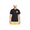 Nike Sportswear Alphabet Logo Print Round Neck Short Sleeve T-Shirt Men Tops Black FB9773-010