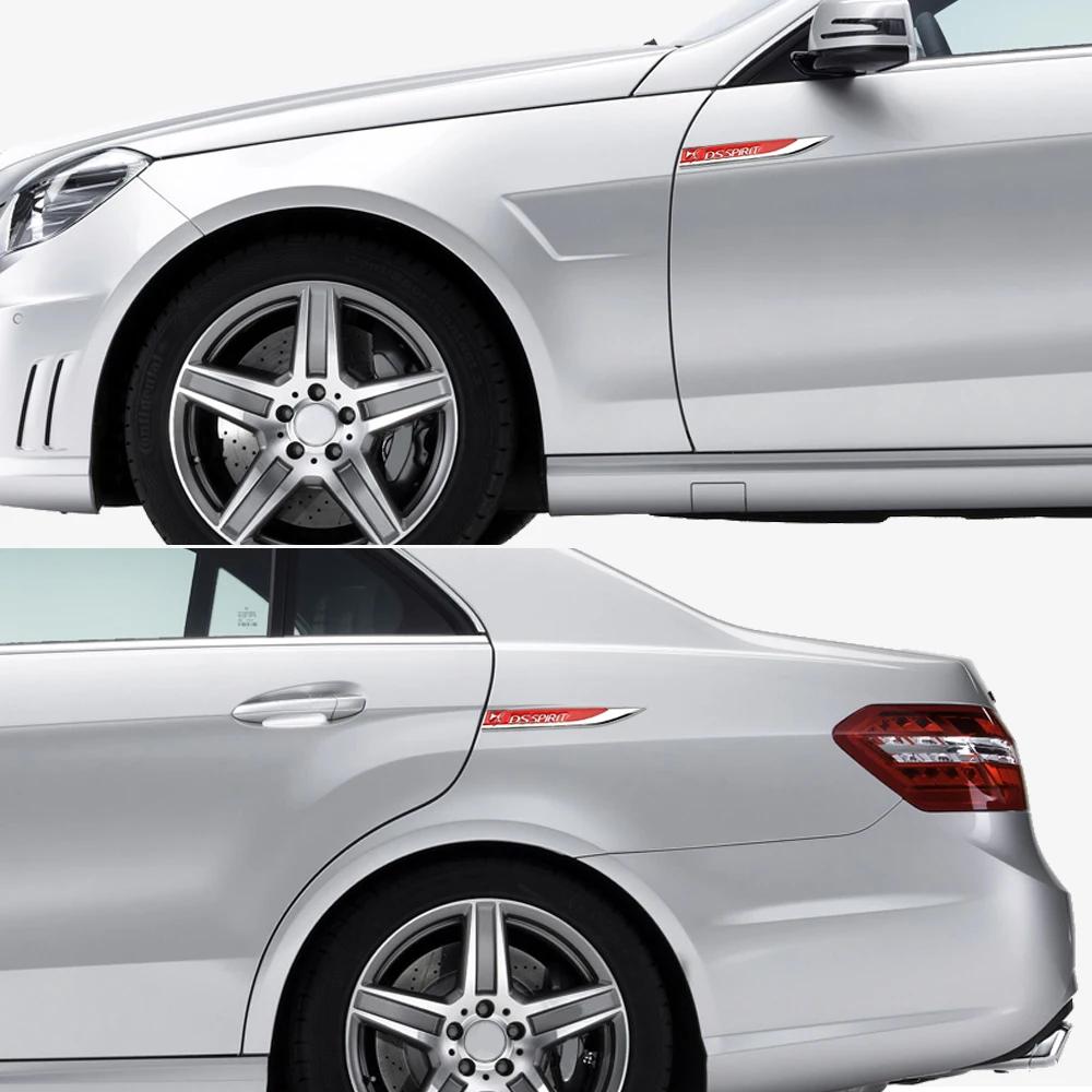 Metal Car Rear Fender Side Sticker for C4 Aircross Cactus C3 Berlingo Picasso DS Logo Styling Door Emblem Badge Decals