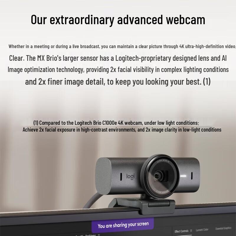 Logitech MX Brio 700 4K Webcam