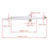 Мотоциклетный рулевой демпфер 373 мм, регулируемый, универсальная посадка, улучшенная стабильность, рулевой стабилизатор для мотоциклов