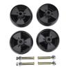 Комплект 5-дюймовых колес и крепежа для деки 42 46 48 50 54 дюйма Колеса деки газонокосилки Комплект для замены для Cub Cadet