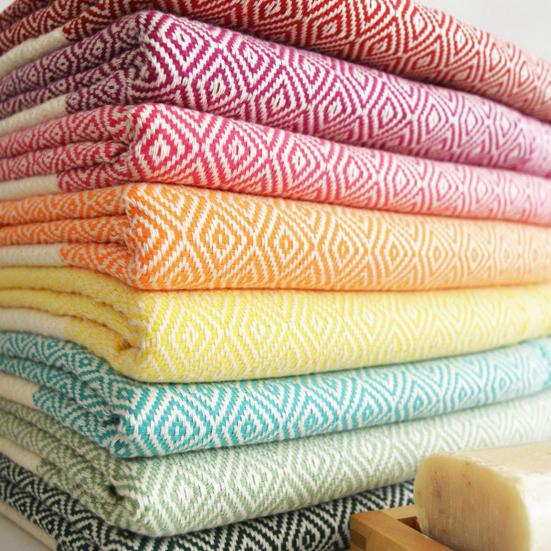 Turkish Hand Towels Stylish Boho Farmhouse Style with Tassels Quick-drying Geometric Patterns Versatile Hand Towel