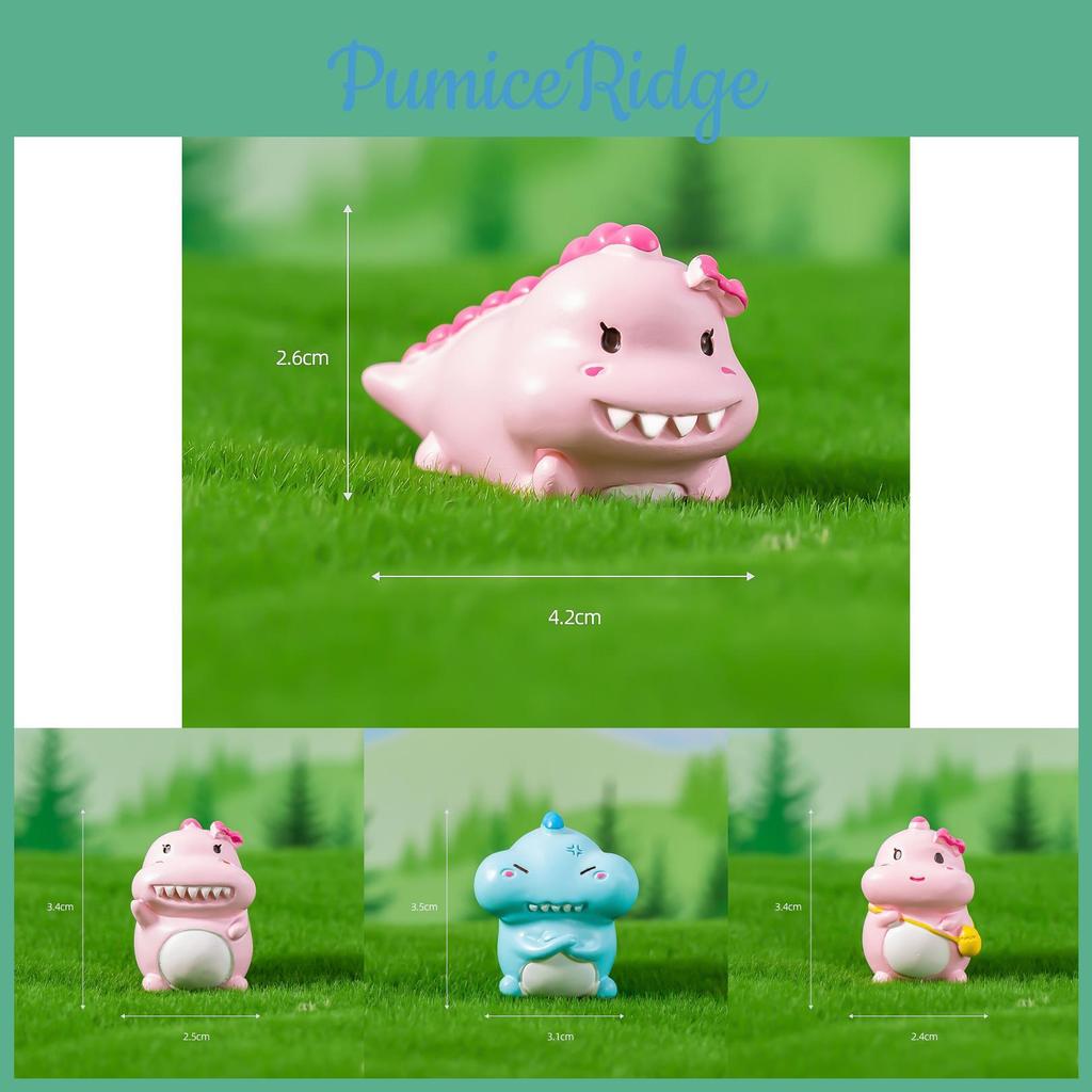 Delightful Resin Dinosaur Desk Decoration Fun Cartoon Animal Figurine
