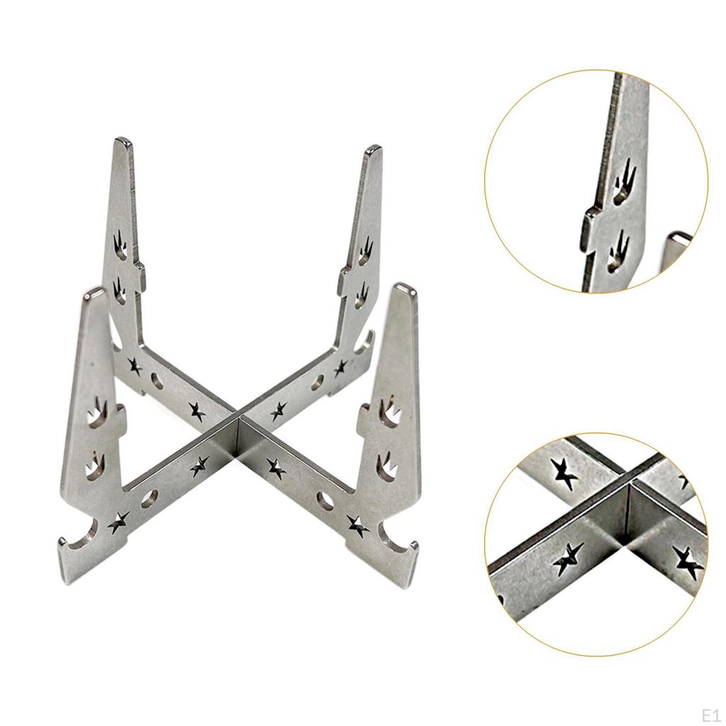 Подставка для горелки, портативная легкая стойка-кронштейн для кемпинга и приготовления пищи