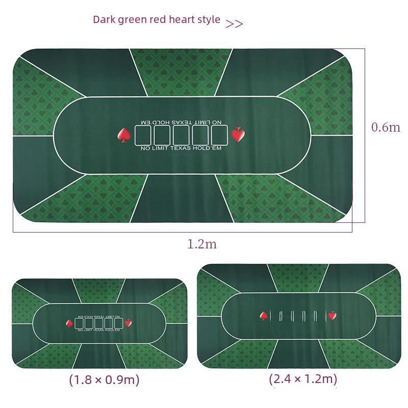«Настраиваемый резиновый коврик для игрового стола в Техасский Холдем — идеально подходит для покера, мыши, клавиатуры, использования в офисе или киберспорте».