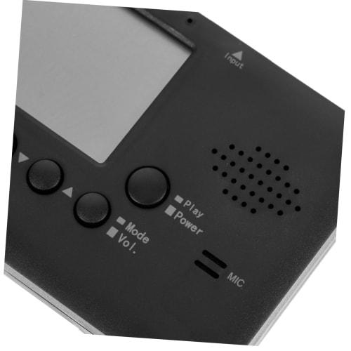 Alasum 1-Set Tuner for Brass Band Instruments, Flute, Trumpet, Bass, Trombone, Clarinet, Tuning Tool, Plastic, Black, No Battery