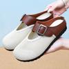 Shoes Women's Summer New Casual Half Slippers Mesh Breathable Mother Shoes One Pedal Soft Bottom Home Lazy Shoes