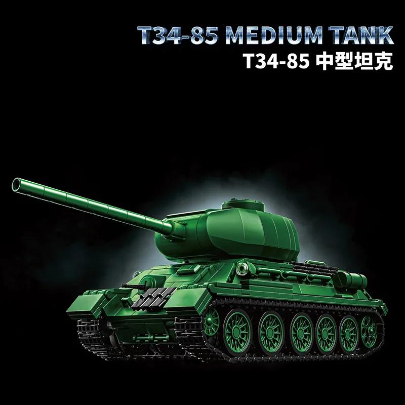 Technology PANZER IV H Tank Vehicle Bricks WWII Military Tank Model Building Blocks Toy MOC Army Tiger DIY Toy for Children Boys