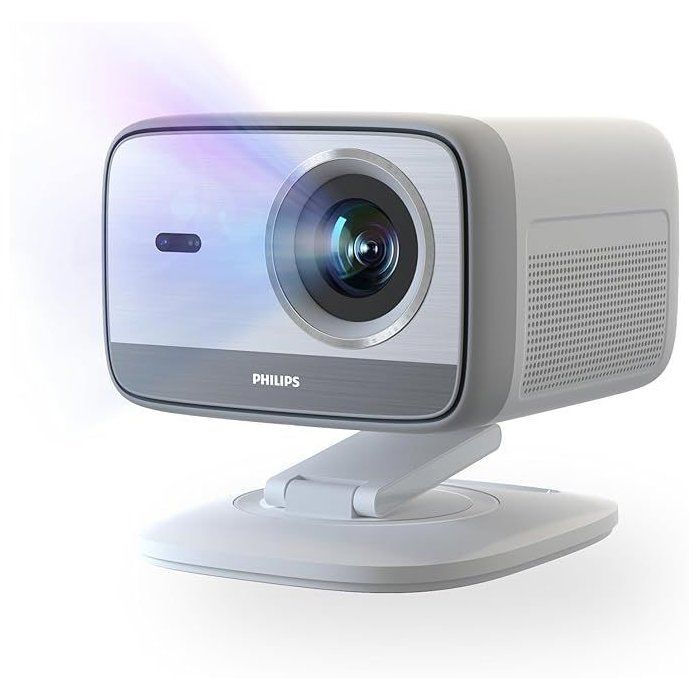 Vidéoprojecteur - PHILIPS - NeoPix 444 - Full HD 1080p - 500 lumens ANSI - 100" - HDMI - Jack 3,5 mm - Inclus câble USB‑C vers HDMI
