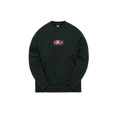 Kith Толстовка с круглым вырезом с логотипом Mood, топы унисекс, черный KHM030098-302