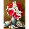 5D Diamond Embroidery Flower Chamomile Diamond Painting Flower Full Round Pictures of Rhinestones