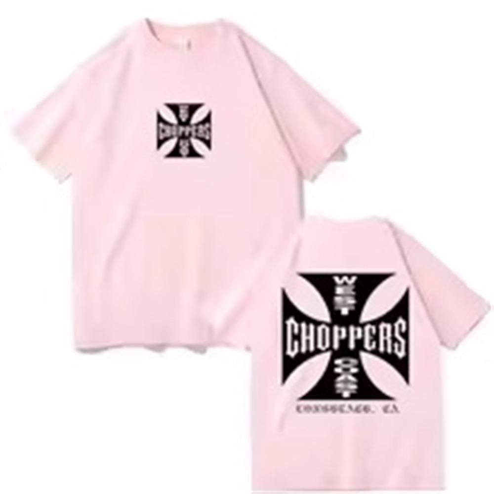 Летняя Модная Футболка Женская West Coast Choppers Принт Футболка Повседневная С Коротким Рукавом Круглый Вырез Футболка Винтажная Одежда Футболка