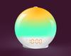 Smart LED Alarm Clock with Sunrise/Sunset Feature Colorful Wake-Up Light ABS Electronic Digital Display for Bedroom Use