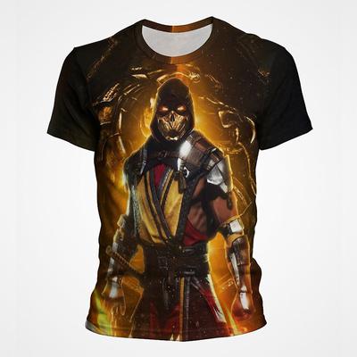 Игровые футболки Mortal Kombat с 3D-печатью, летние, для мужчин и женщин, повседневная мода, оверсайз, с коротким рукавом, мужские футболки, топы, одежда для мужчин