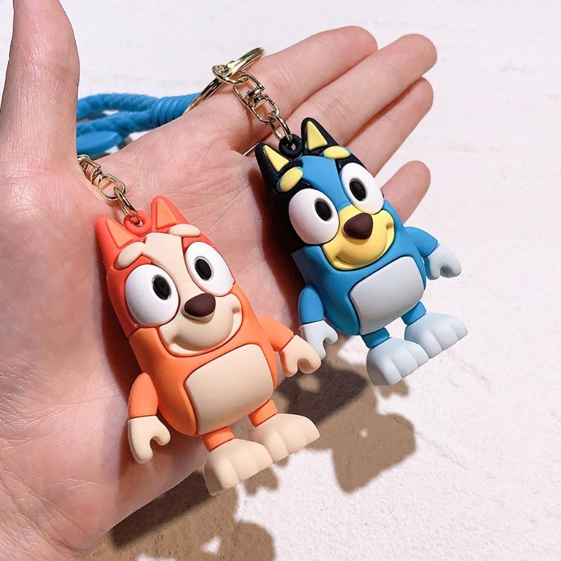Новый Kawaii Креативный Мультяшный Щенячий Брелок-Подвеска Bluey Подвеска для Школьной Сумки Женской Сумки Подарок на День Рождения Мальчика Рождественский Подарок