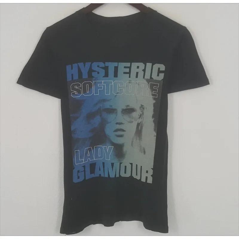 BAD GIRL CONNECTIONS Vintage Girl Portrait Y2k Street Trendy Brand T-Shirt Cotton Graphic Tee Unisex Unisex Summer Streetwear