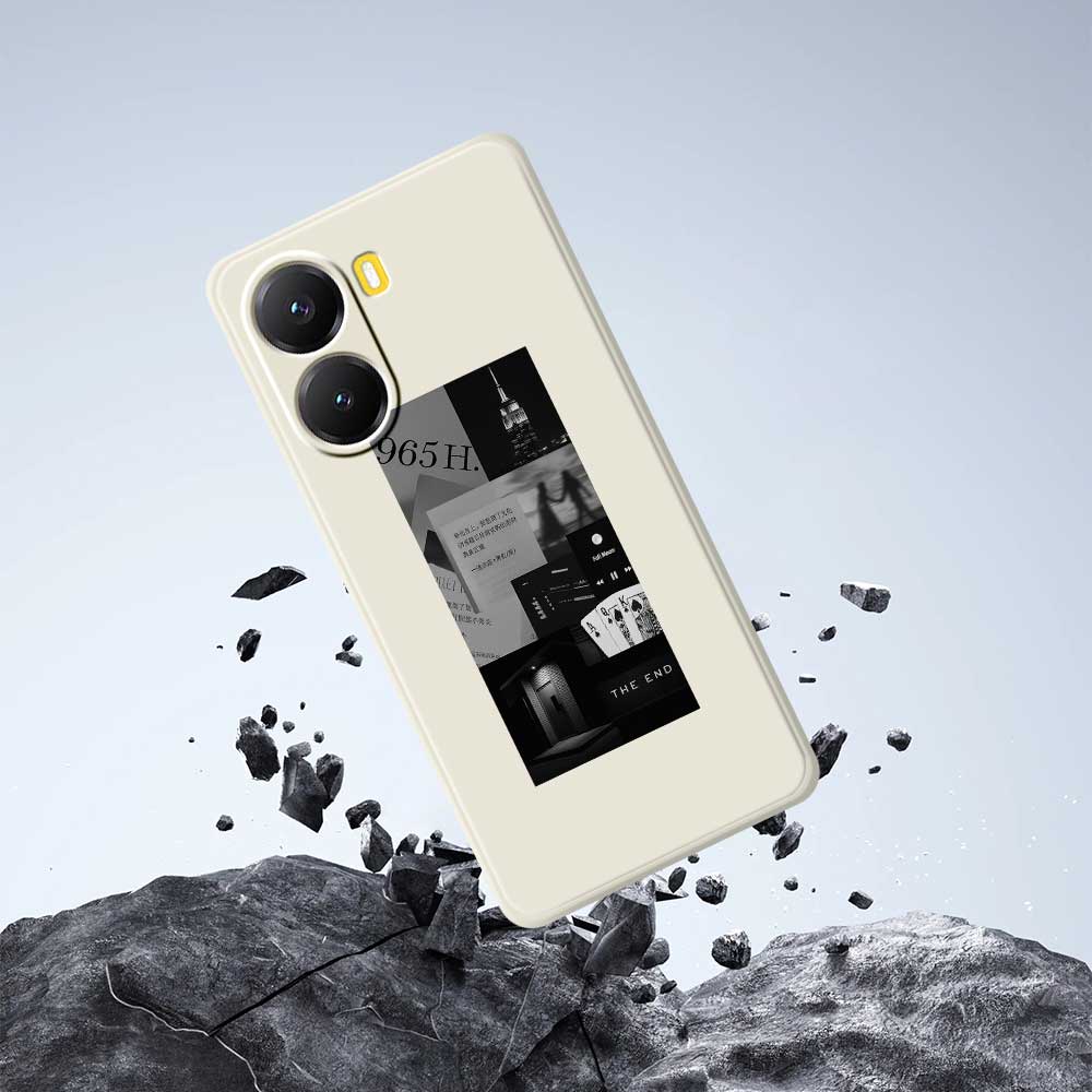 For Xiaomi Redmi Turbo 4 5G/Poco X7 Pro 5G Case Stitching Photos Pattern Printing Straight Edge TPU Phone Back Cover