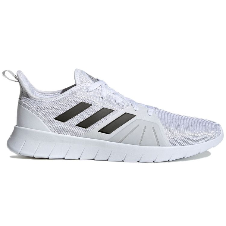 adidas Asweemove Удобная универсальная ткань Дышащие низкие повседневные кроссовки для бега Мужские кроссовки Белый Черный FW1677
