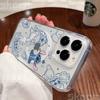 Disney Stitch And Angel Clear Case For Samsung Galaxy S25 S24 S23 S22 S21 Ultra Plus S20 FE For Magsafe Wireless Charging Cover