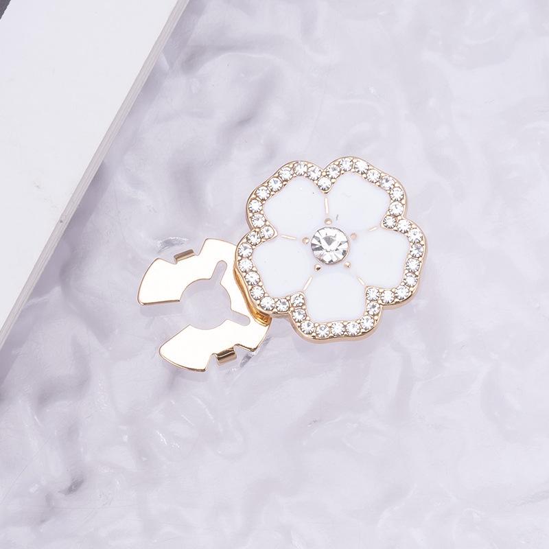 Декоративные запонки и пуговицы для воротника с цветными стразами