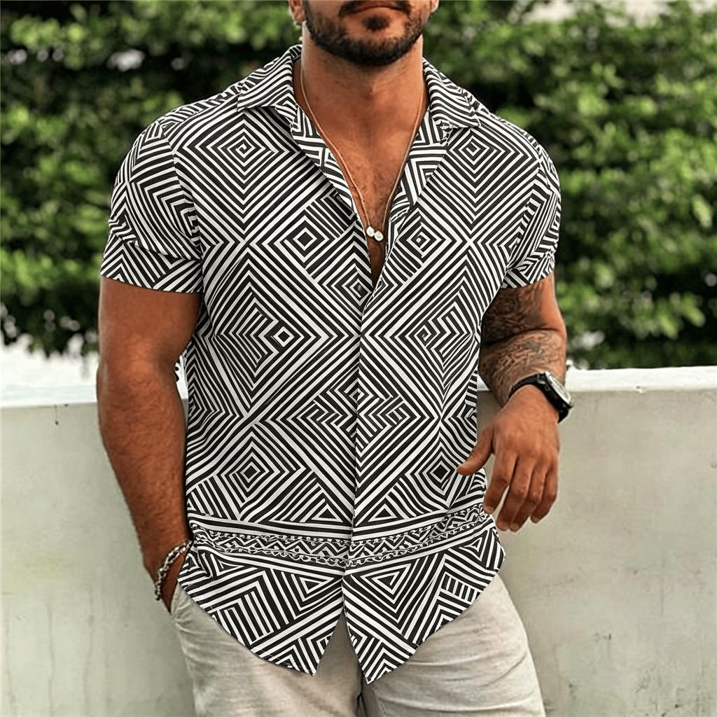 Fashion Unisex Vintage Baroque Floral Graphic Hawaiian Shirts 3D Printed Shirts Tops Summer Short Sleeves Men Women Blouse Shirt