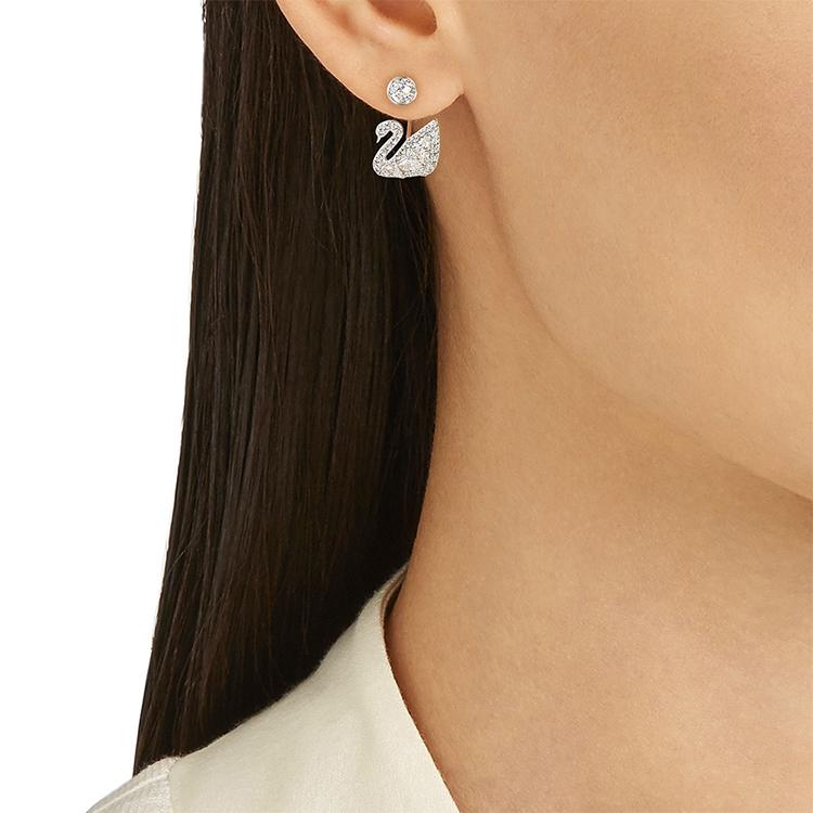 Swarovski Лебединое озеро Подвесные серьги с отверстиями Женские серьги 5210459