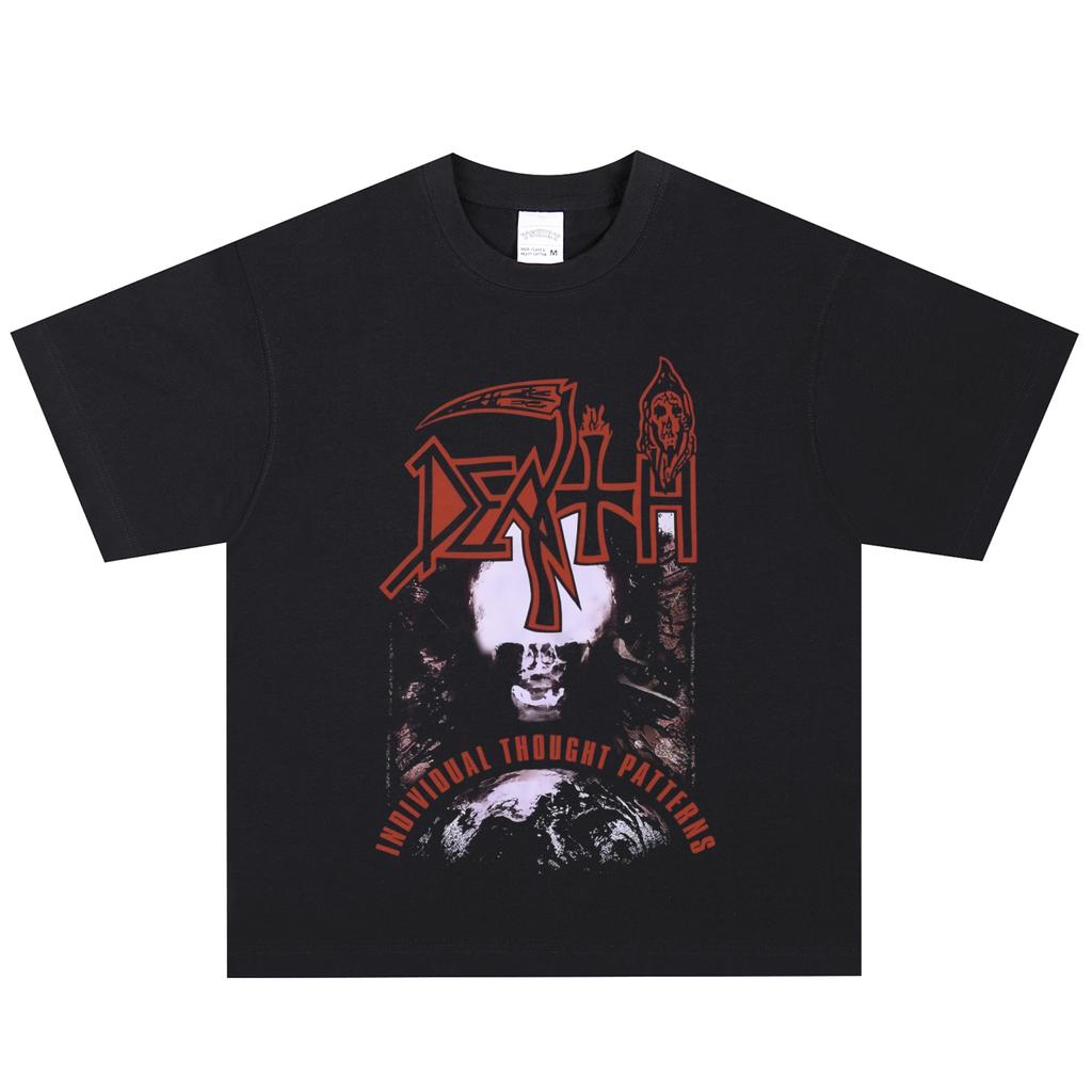 Death T-Shirt, Soft Fabric Casual Daily Wear