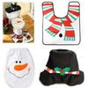 Santa Claus 3-Piece Toilet Set: Seat Cover, Foot Pad, Water Tank & Tissue Cover