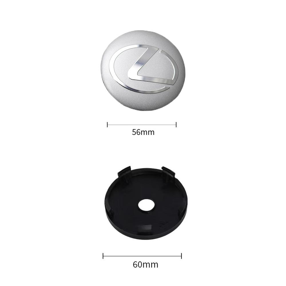 Original 56/60MM Car Wheel Center Cover Hub Cap Emblem Sticker for Lexus F Sport UX300h GS300 LS ES IS LX RX GS GX GX460 ES300 KLUWV1