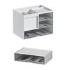 Multifunctional Desk Pen Organizers with Drawer Stacking Desktop Drawer Desk Makeup Organizers Case for Bedroom Office