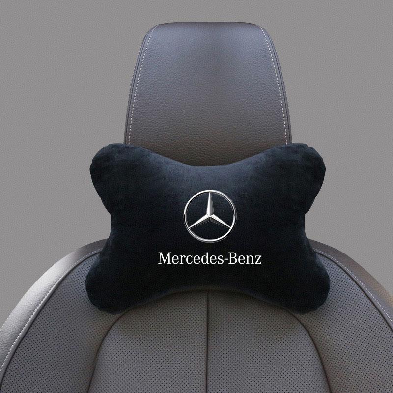 Soft Car Seat Belt Shoulder Pads Safety Headrest Neck Pillow Suit For Mercedes Benz A B C E S Class CLA CLS SLK GLA GLC GLB GLK BA1