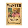 1 Piece Anime Luffy Gear 5 Bounty Wanted Posters Nika Zoro Ace Shanks Straw Hat Pirates Home Decor Craft Paper