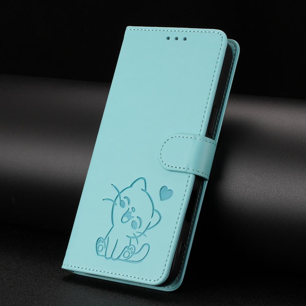 Strap Case for Funda ZTE Blade A76 A75 A56 Pro A36 A52 Lite A53 A35E A55 A73 5G Leather Wallet Flip Cover Kawaii Cat Phone Cases
