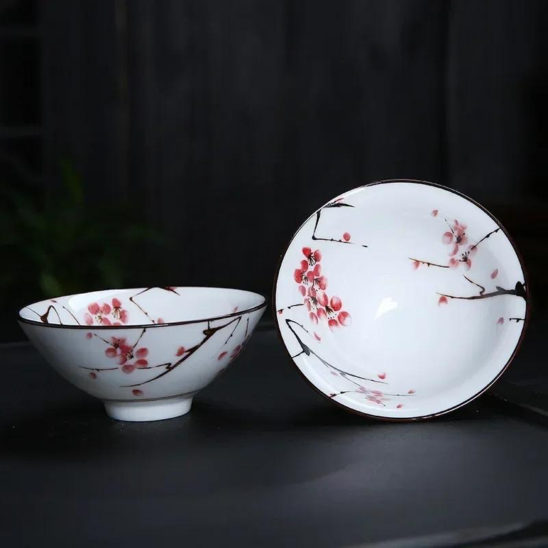 1 шт. китайская бутиковая керамическая чашка для чая, сине-белая фарфоровая чаша для чая, расписанная вручную, чашка для чая для путешествий и медитации, чайный набор 70 мл