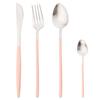 Matte Gold Stainless Steel Dinnerware Cutlery Set Dinner Knife Forks Coffee Spoon Silverware Kitchen Flatware Tableware Sets