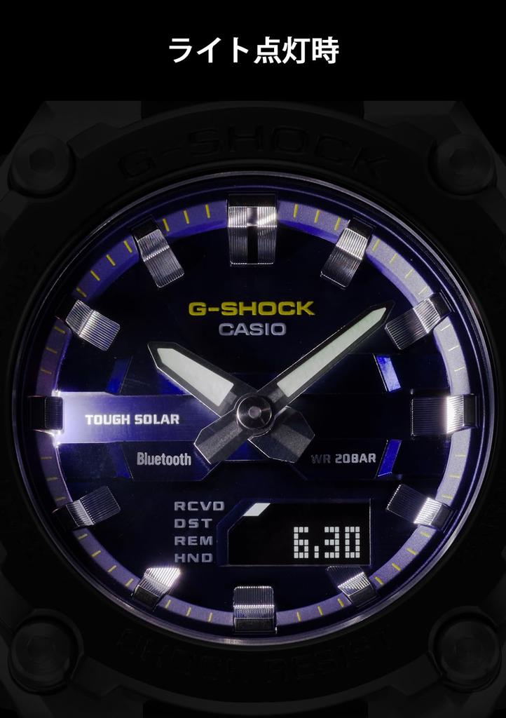 Часы Bluetooth, оснащенные Solar Black [Casio] G-Shock [] G-STEEL GST-B600A-1A6JF Мужские